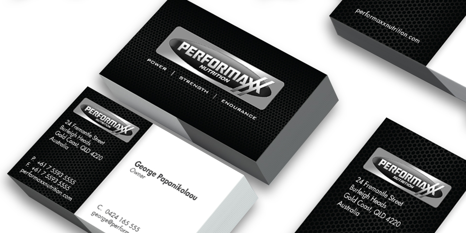 Performaxx Nutrition - Business Cards